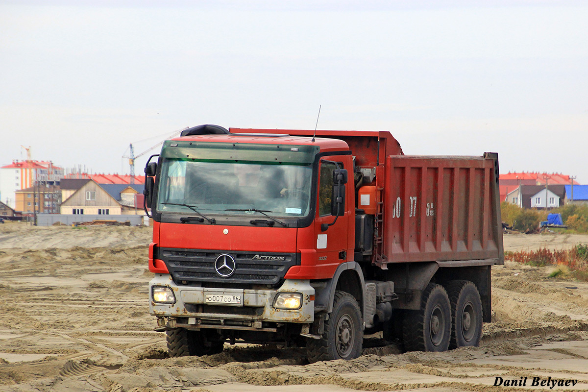 Ханты-Мансийский автоном.округ, № С 007 СО 86 — Mercedes-Benz Actros ('2003) 3332