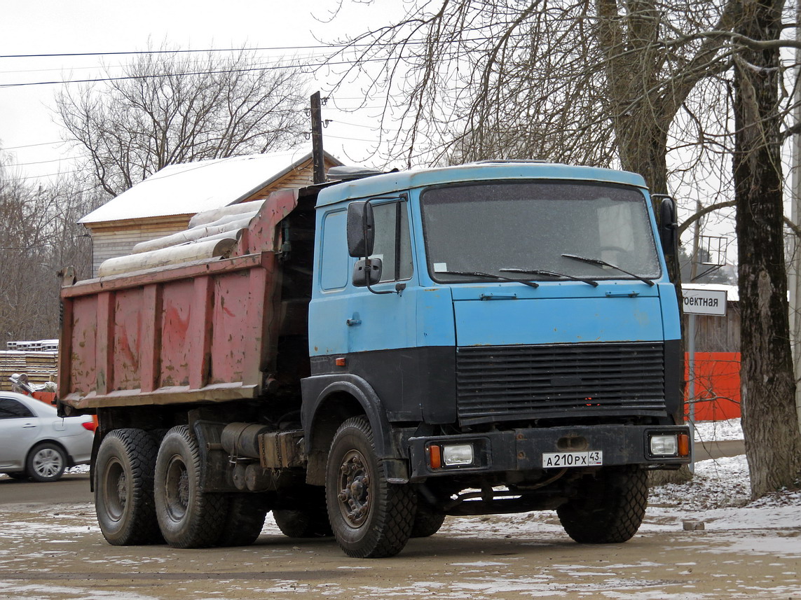 Кировская область, № А 210 РХ 43 — МАЗ-5516 [551600]