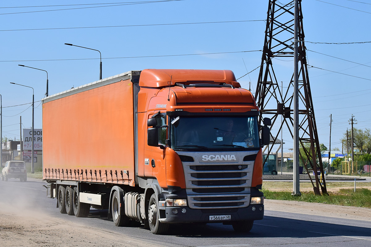 Липецкая область, № У 566 ВР 48 — Scania ('2013) R440