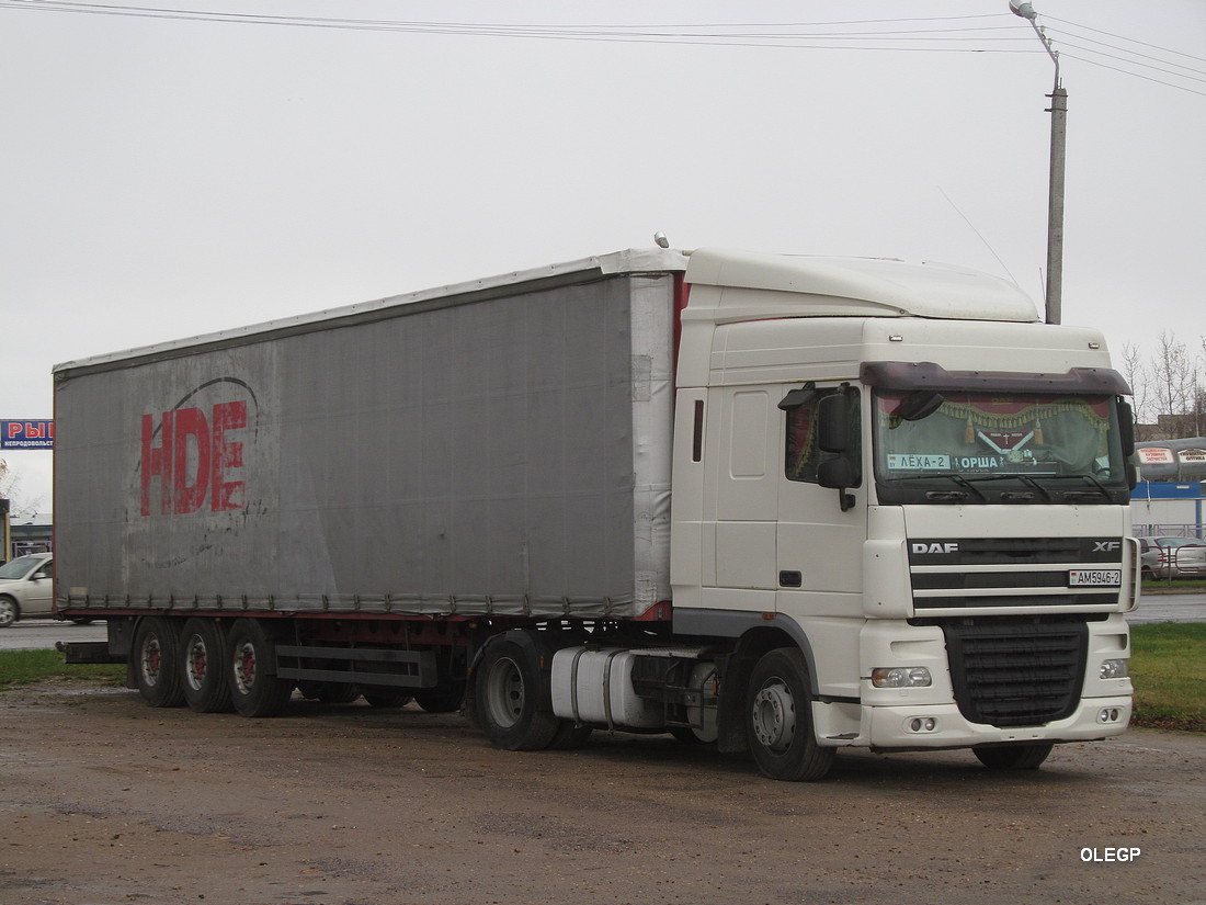 Витебская область, № АМ 5946-2 — DAF XF105 FT