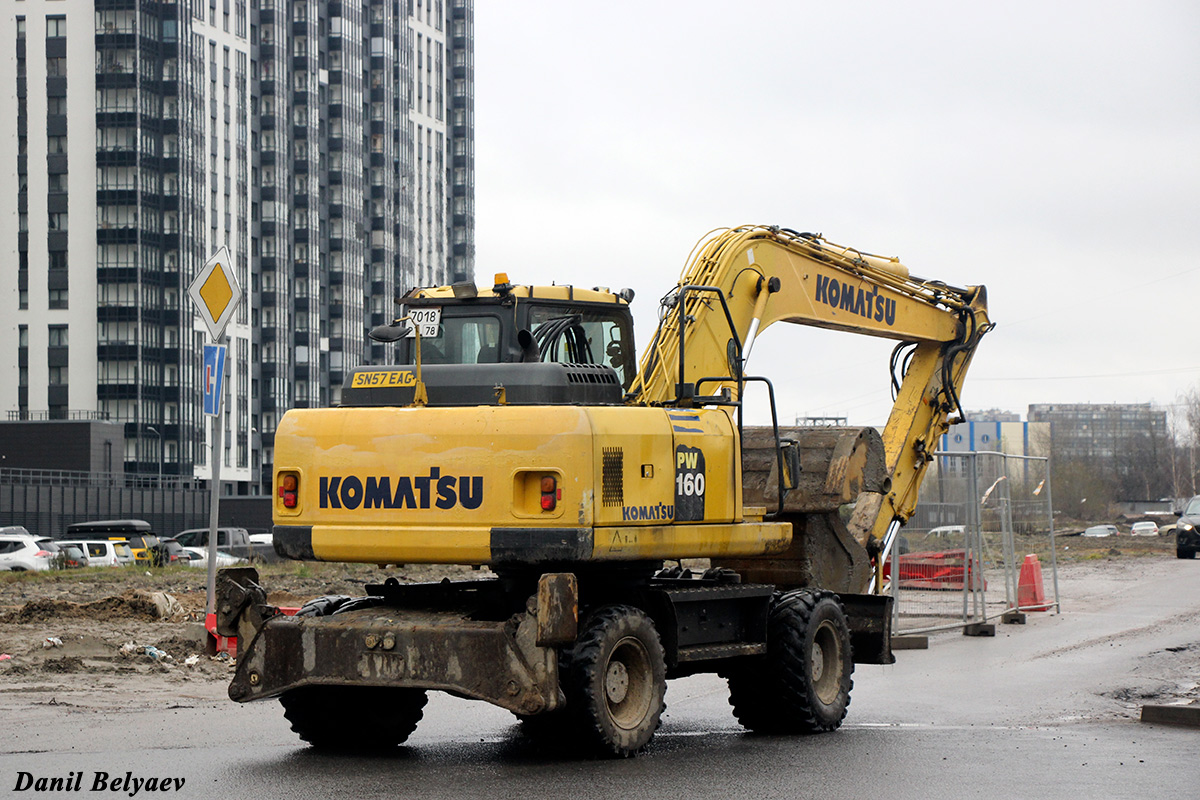 Санкт-Петербург, № 7018 РТ 78 — Komatsu (общая модель)