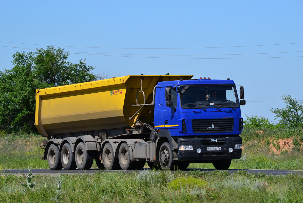 Волгоградская область, № В 332 ХН 134 — МАЗ-643029