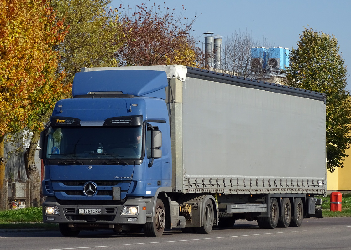 Архангельская область, № К 386 ТС 29 — Mercedes-Benz Actros ('2009) 1844