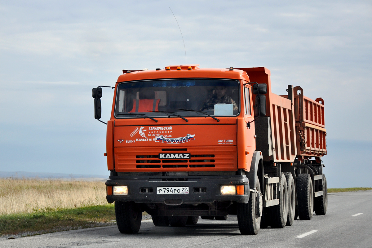 Алтайский край, № Р 794 РО 22 — КамАЗ-65115-62