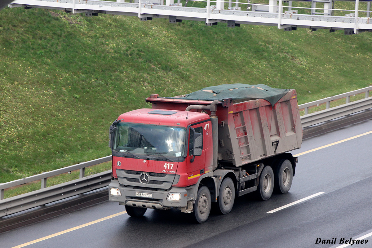 Санкт-Петербург, № М 063 СХ 198 — Mercedes-Benz Actros '09 4141 [Z9M]