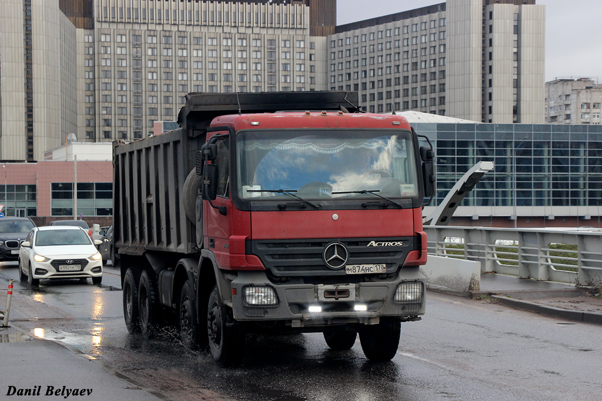 Санкт-Петербург, № М 874 НС 178 — Mercedes-Benz Actros ('2003) 4141