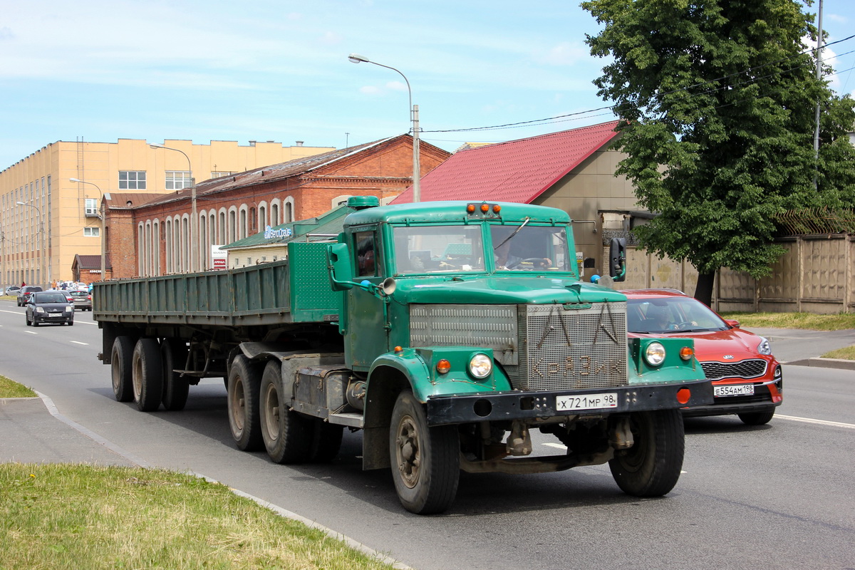 Санкт-Петербург, № Х 721 МР 98 — КрАЗ-258Б1