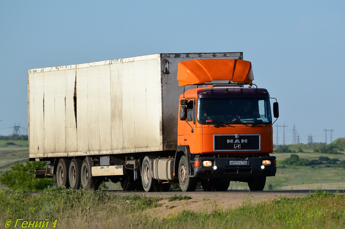 Волгоградская область, № В 897 РХ 134 — MAN F90 (общая модель)