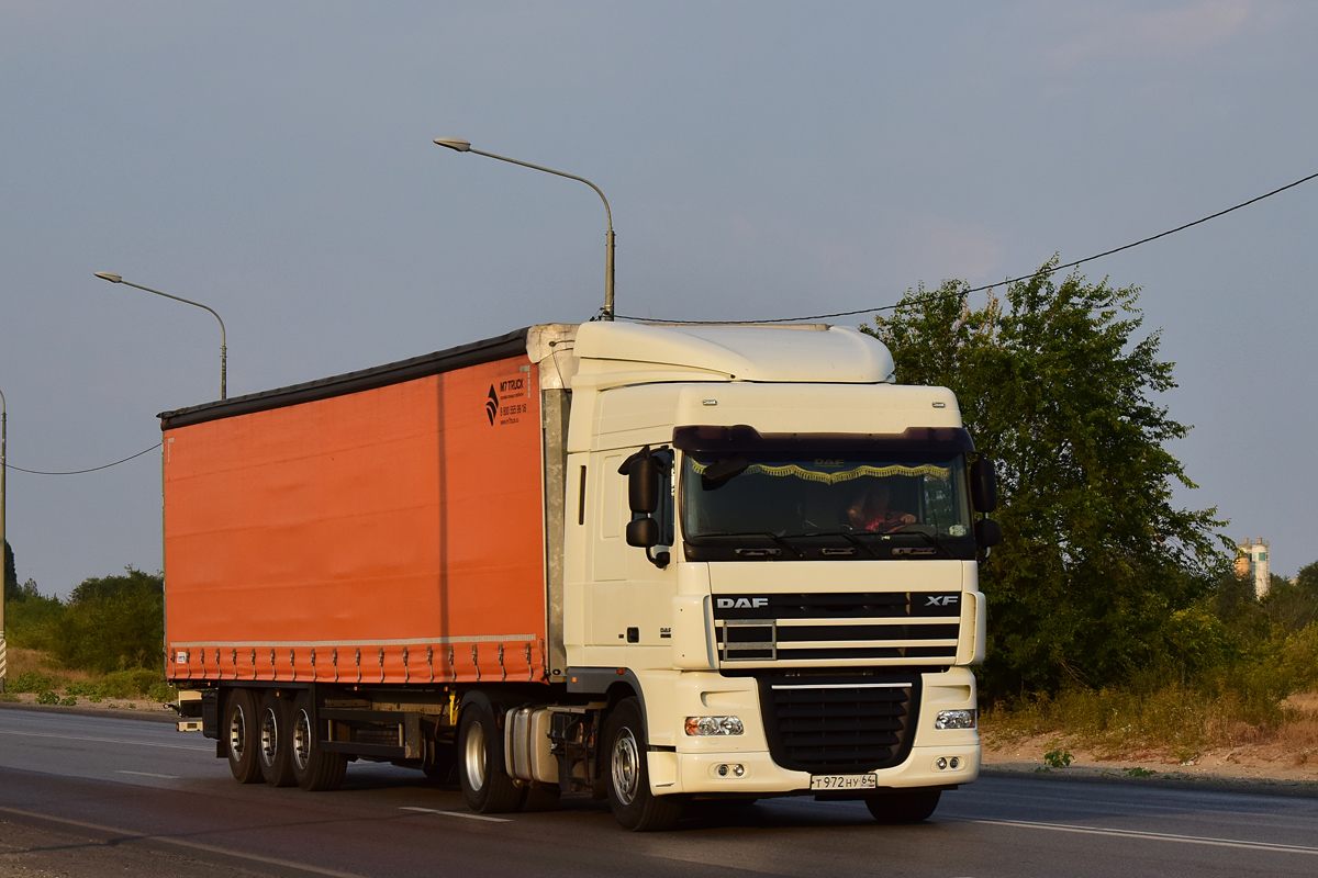 Саратовская область, № Т 972 НУ 164 — DAF XF105 FT