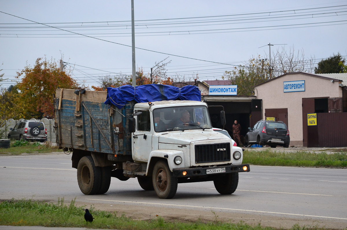 Волгоградская область, № М 538 ХУ 34 — ГАЗ-3309