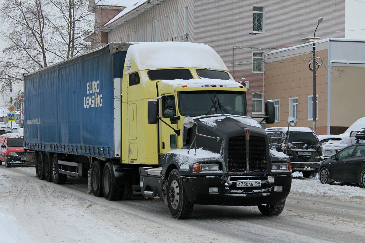 Московская область, № А 756 АВ 750 — Kenworth T600