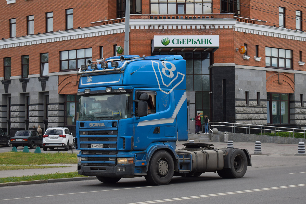 Санкт-Петербург, № В 763 СМ 198 — Scania ('1996) R164L