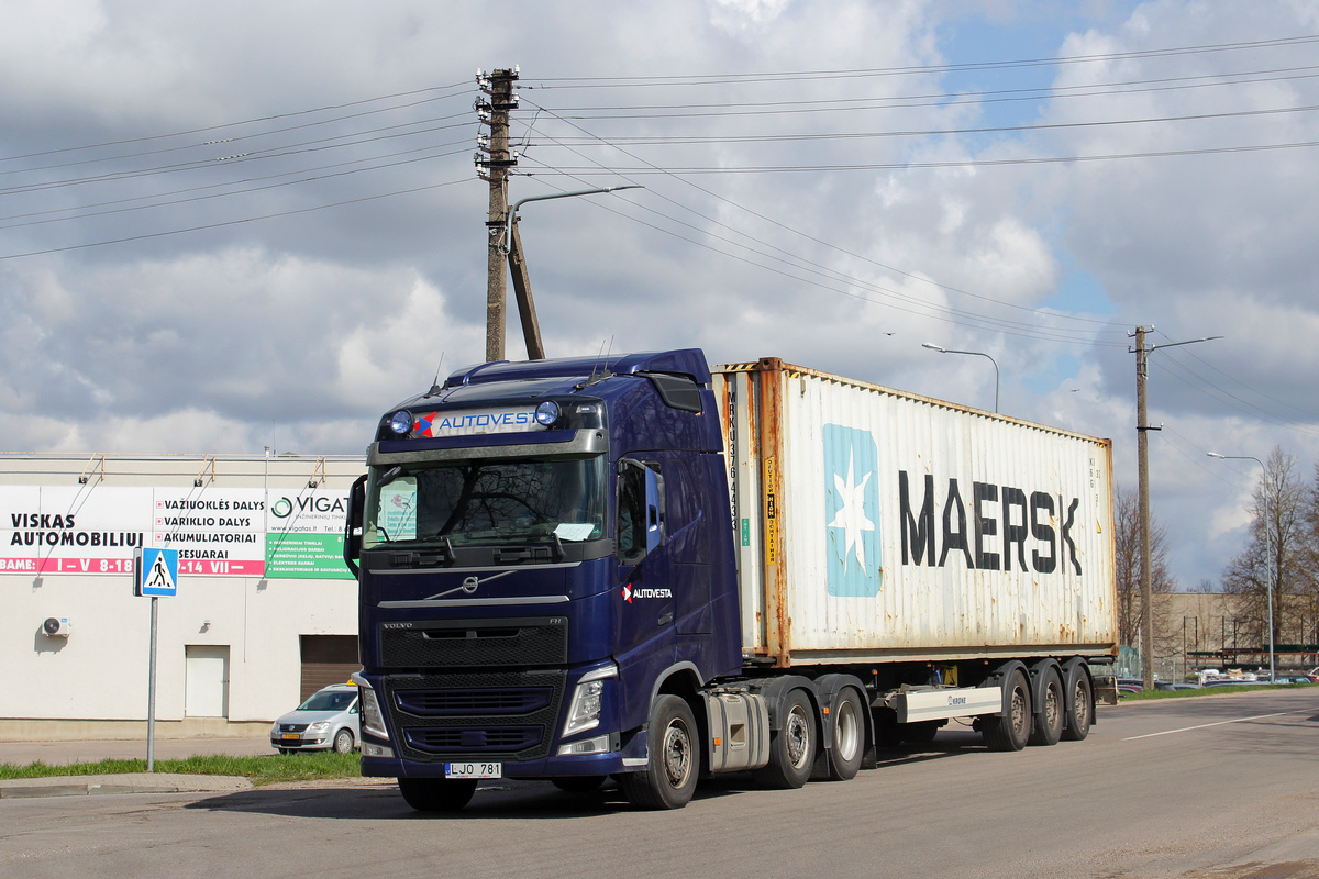 Литва, № LJO 781 — Volvo ('2012) FH.460