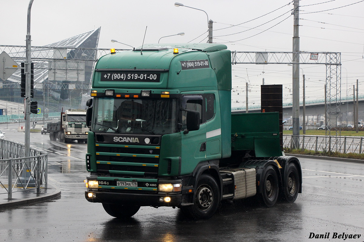 Санкт-Петербург, № В 193 МА 178 — Scania ('1996) R164G