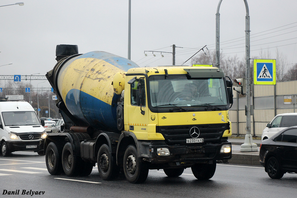 Ленинградская область, № В 230 ТА 47 — Mercedes-Benz Actros ('2003)