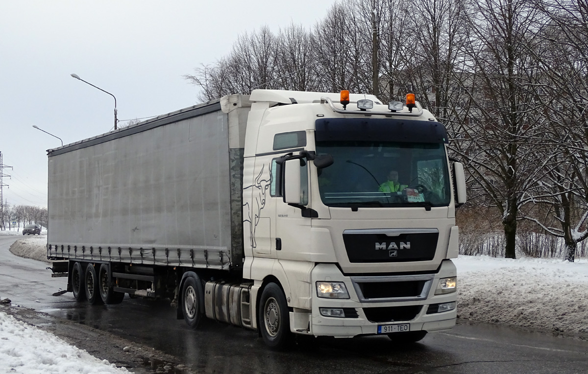 Эстония, № 911 TEO — MAN TGX ('2007) (общая модель)