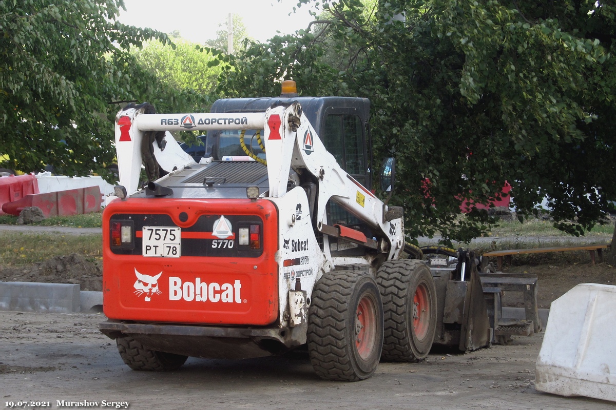 Санкт-Петербург, № 7575 РТ 78 — Bobcat S770