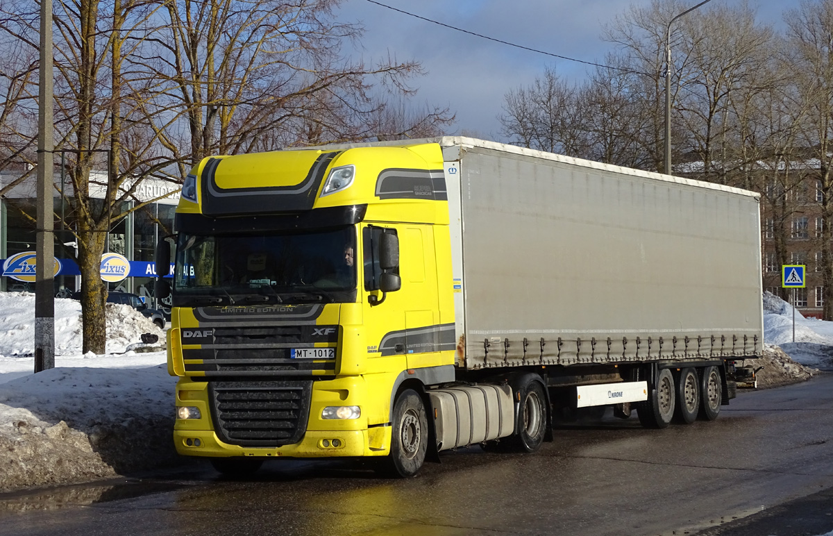 Латвия, № MT-1012 — DAF XF105 FT