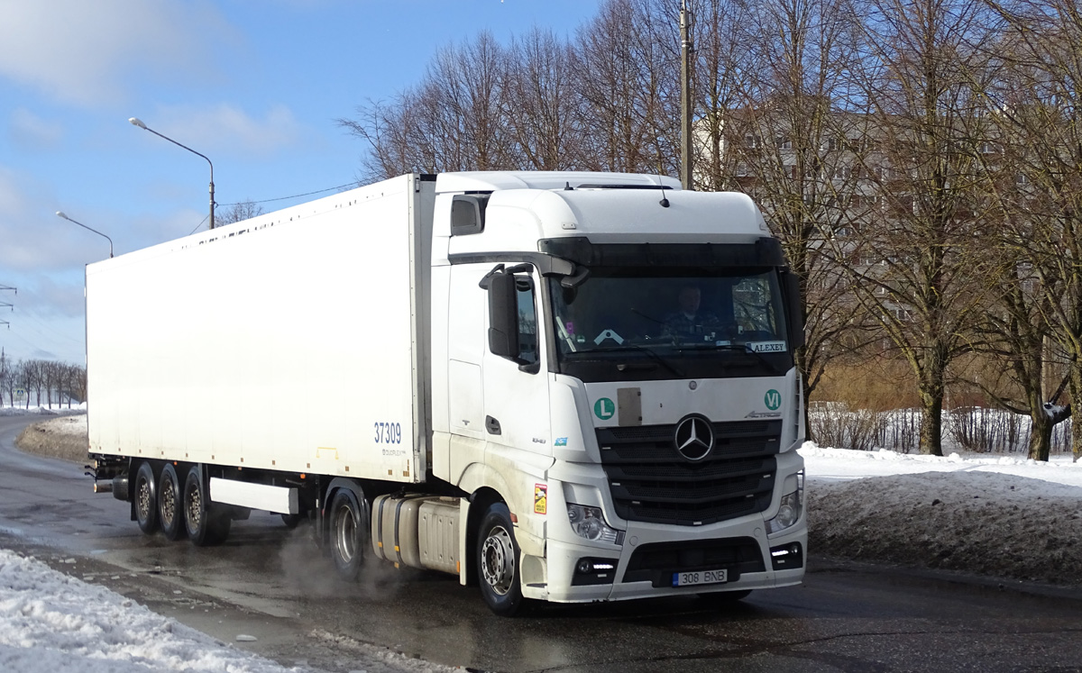 Эстония, № 308 BNB — Mercedes-Benz Actros ('2011) 1848