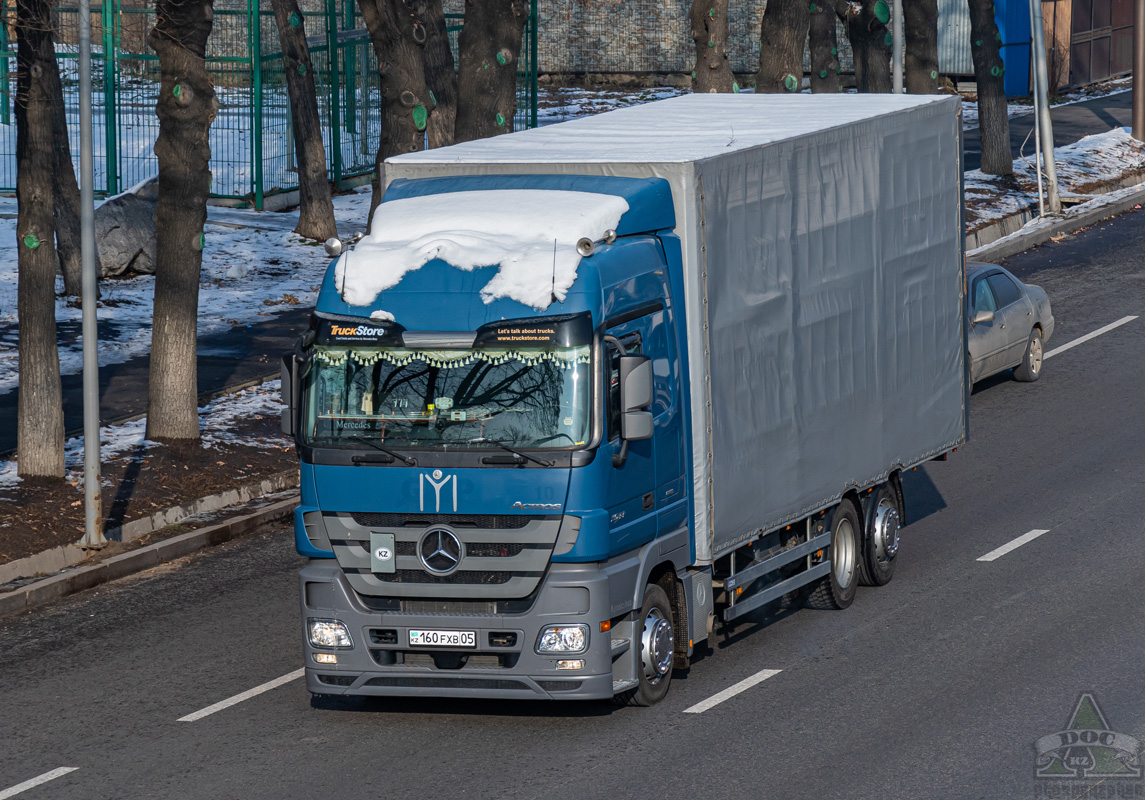 Алматинская область, № 160 FXB 05 — Mercedes-Benz Actros ('2009) 2544