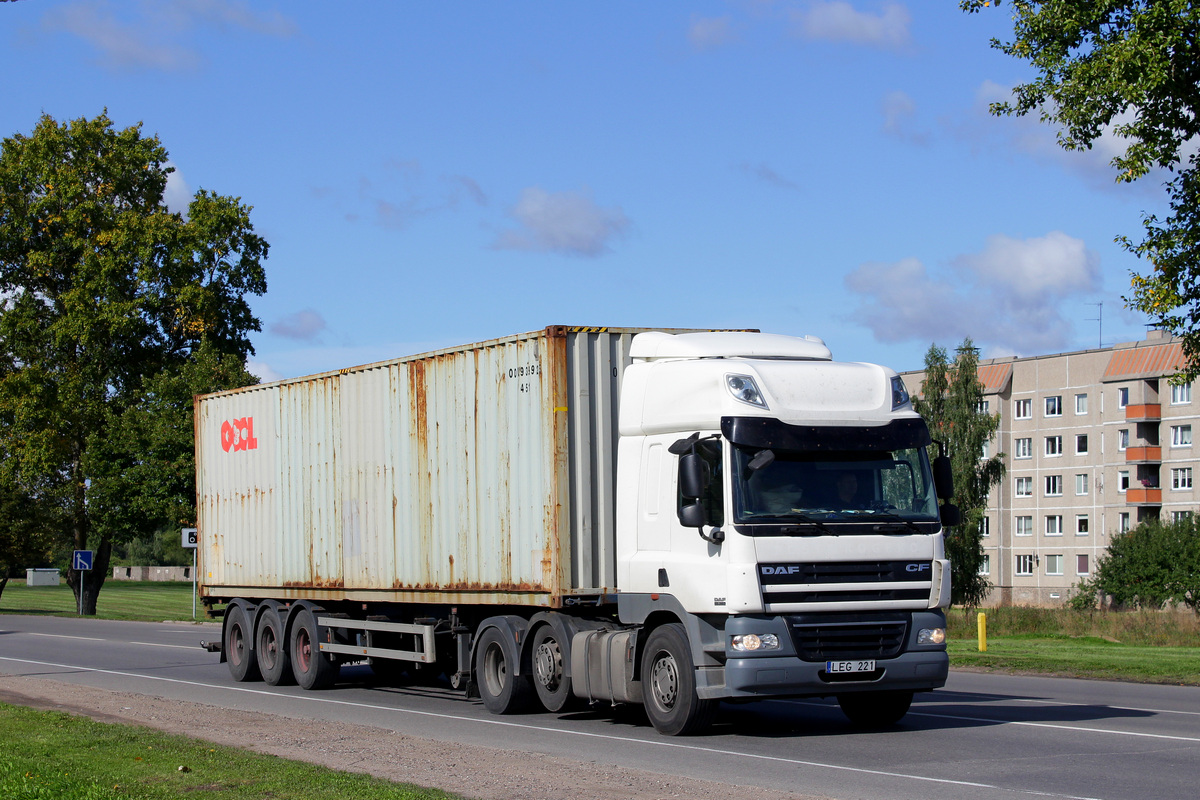 Литва, № LEG 221 — DAF CF85 FTG