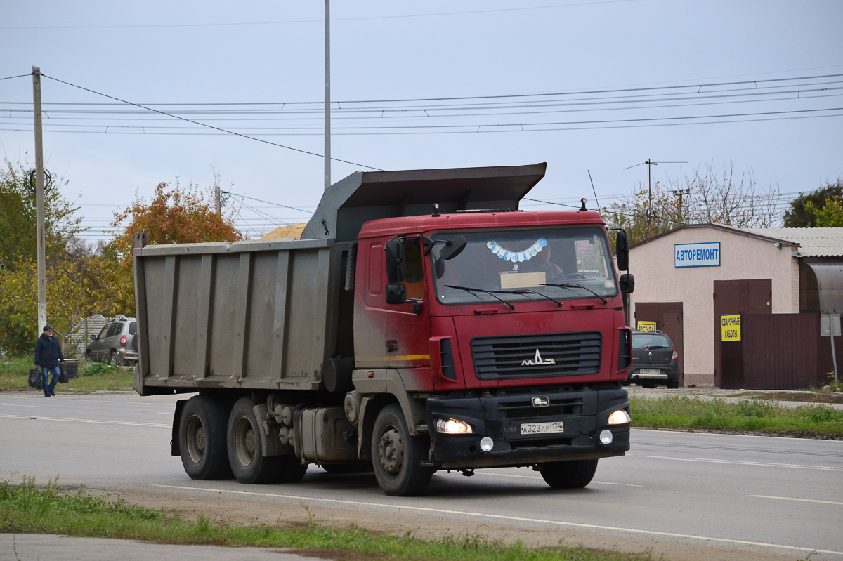 Волгоградская область, № А 323 АР 134 — МАЗ-6501B9