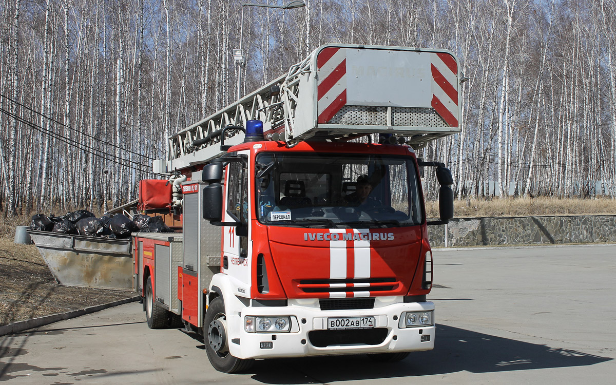 Челябинская область, № В 002 АВ 174 — IVECO EuroCargo ('2008)