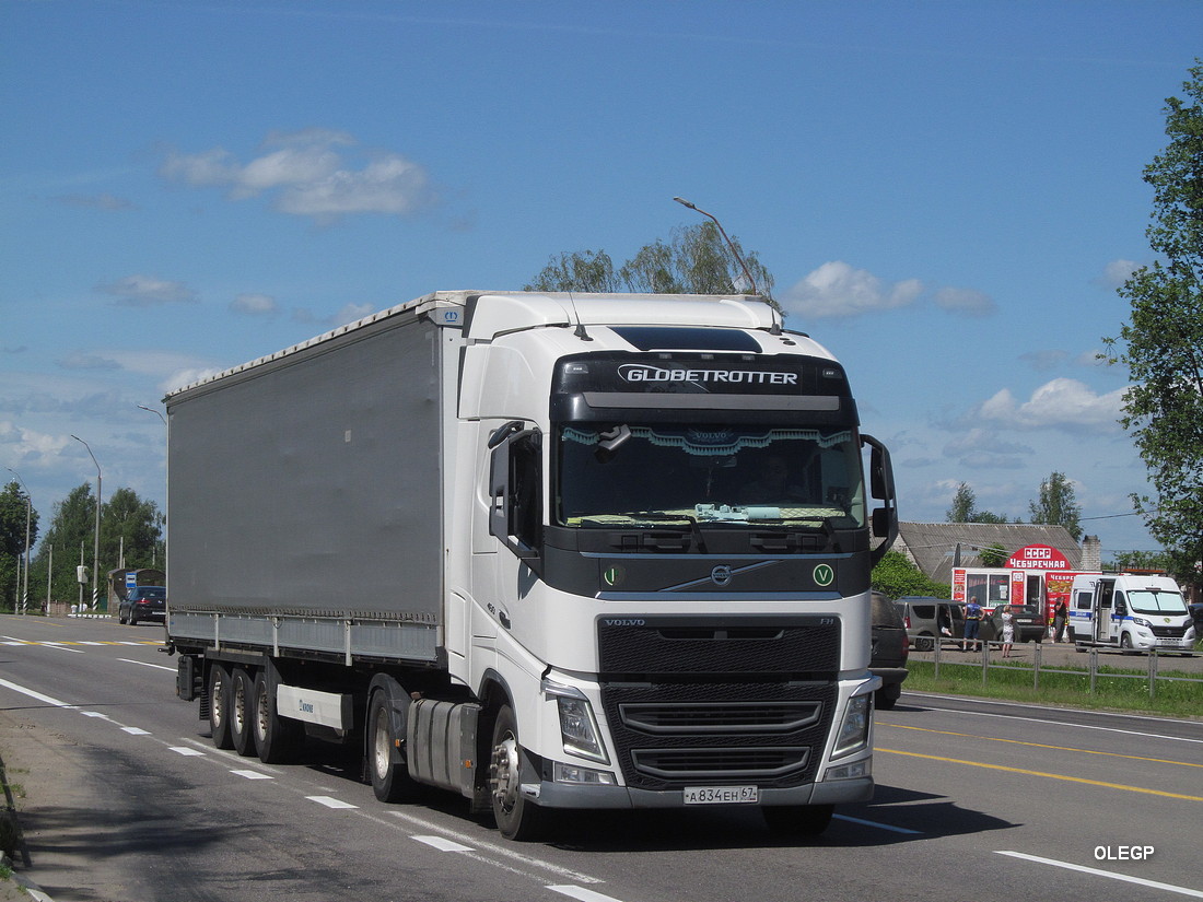 Смоленская область, № А 834 ЕН 67 — Volvo ('2012) FH.460 [X9P]