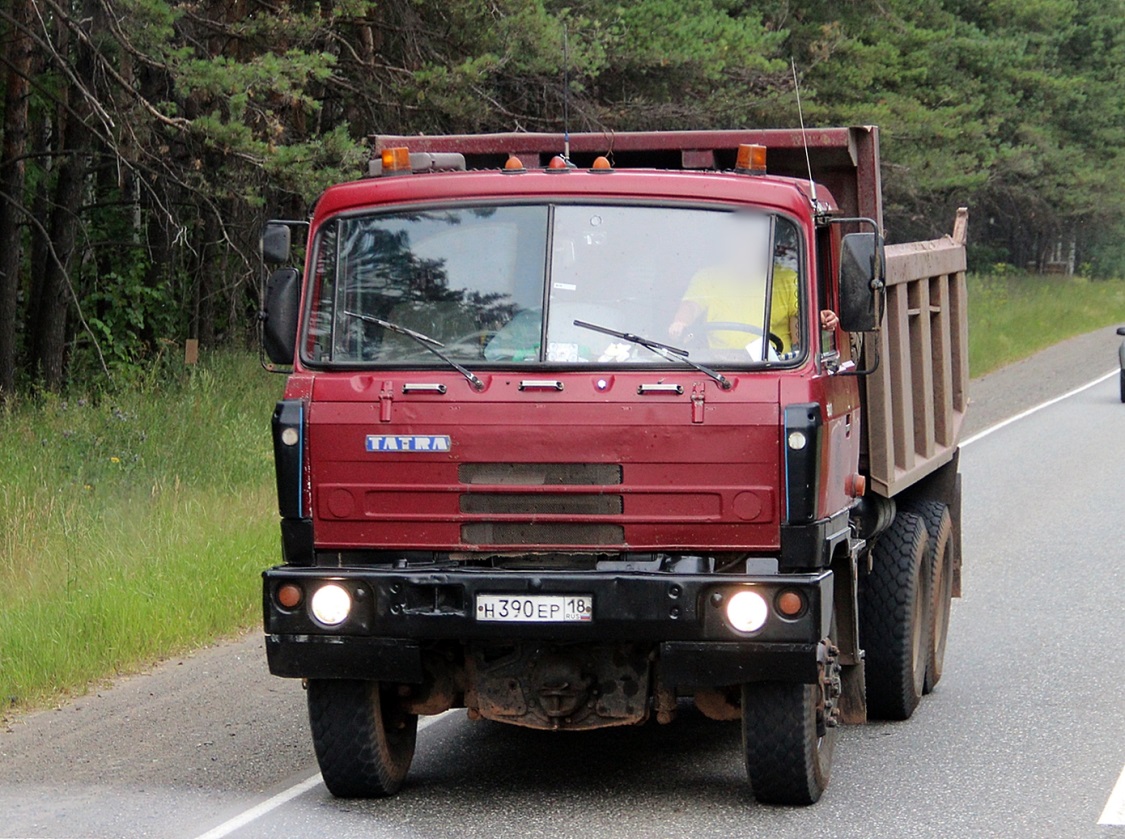 Удмуртия, № Н 390 ЕР 18 — Tatra 815-21AS01