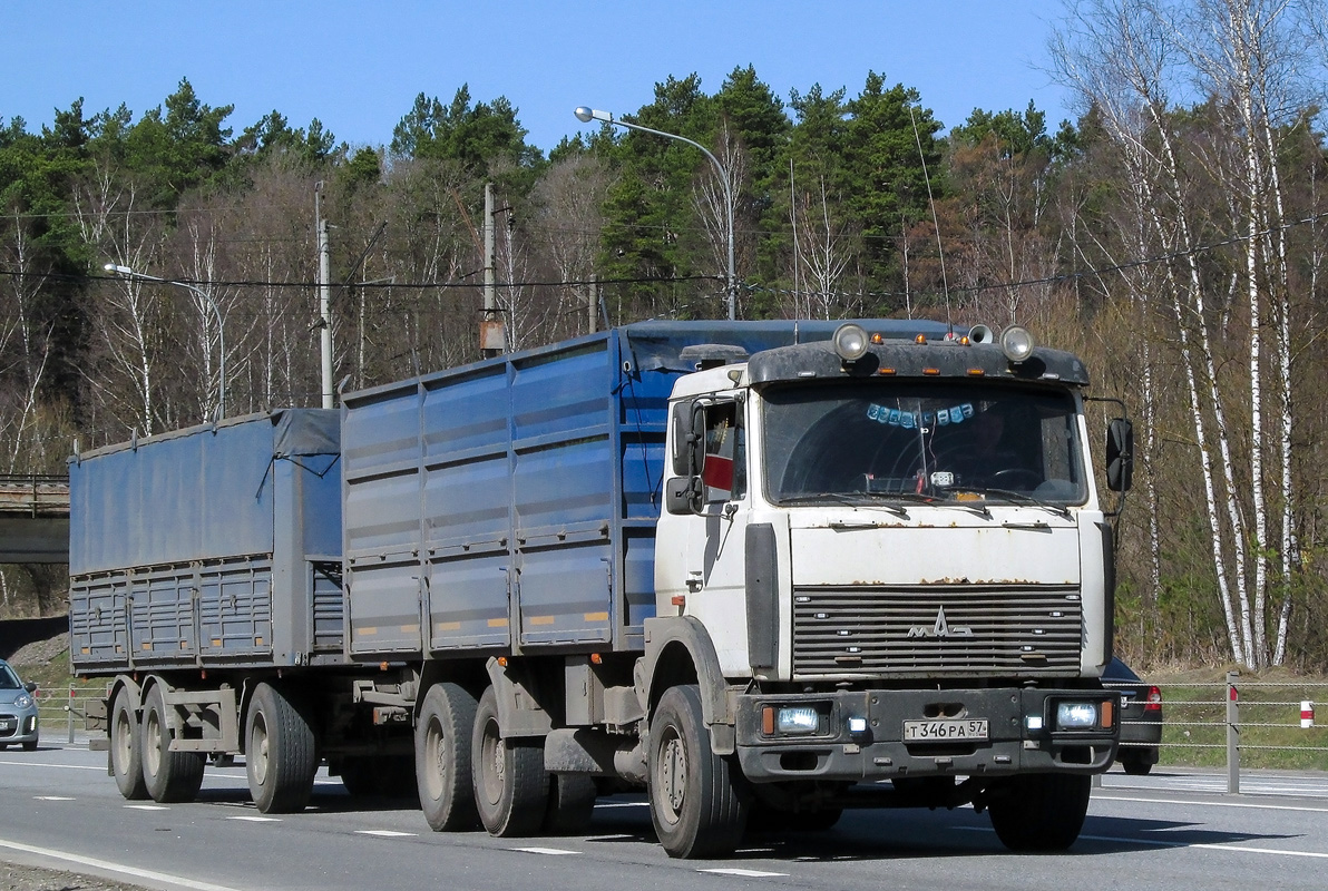 Орловская область, № Т 346 РА 57 — МАЗ-6303A5