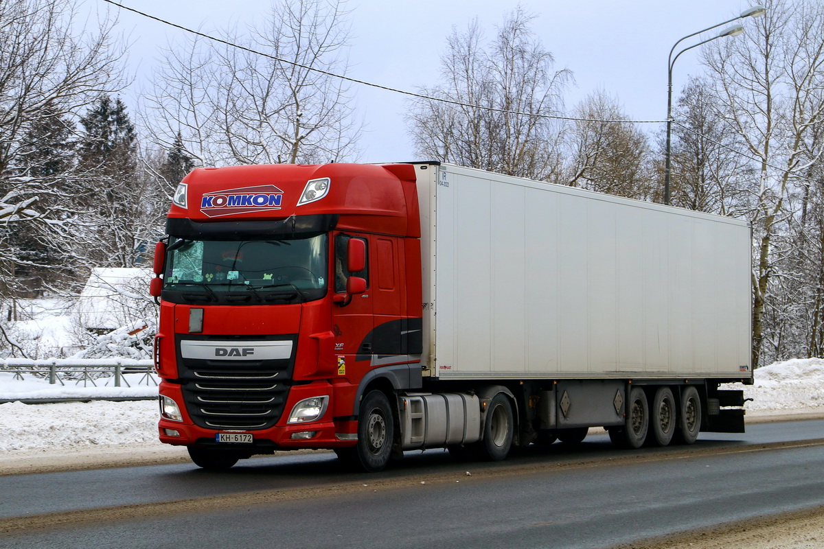 Латвия, № KH-6172 — DAF XF Euro6 FT