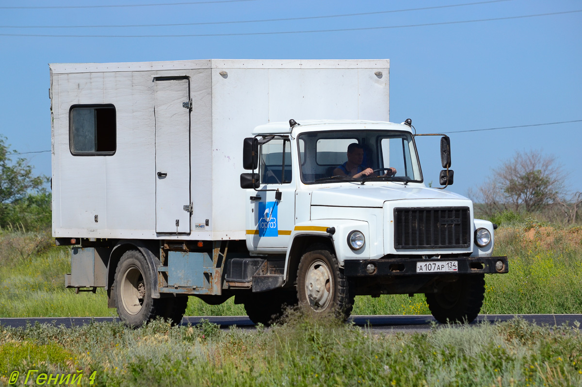 Волгоградская область, № А 107 АР 134 — ГАЗ-3309