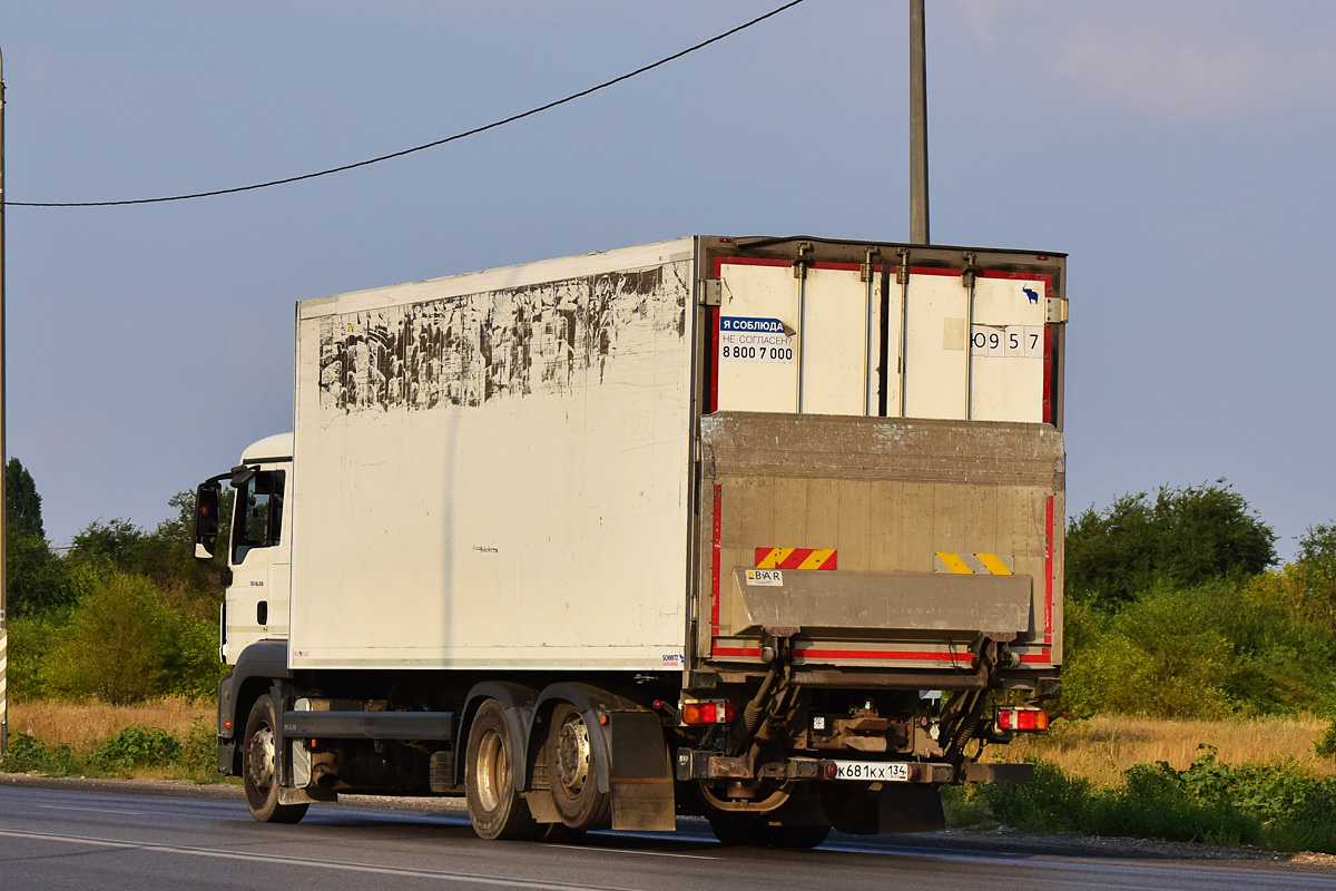 Волгоградская область, № К 681 КХ 134 — MAN TGS ('2007) 26.350