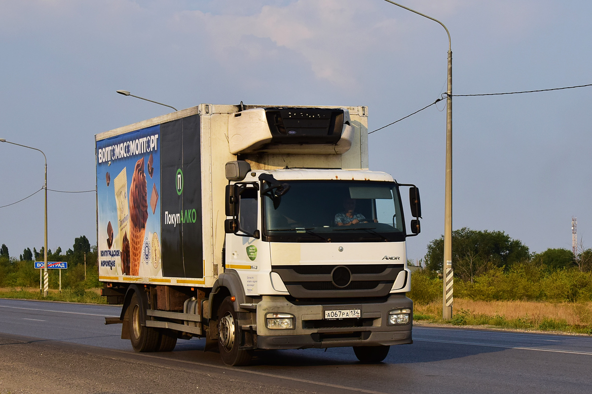 Волгоградская область, № А 067 РА 134 — Mercedes-Benz Axor 1823