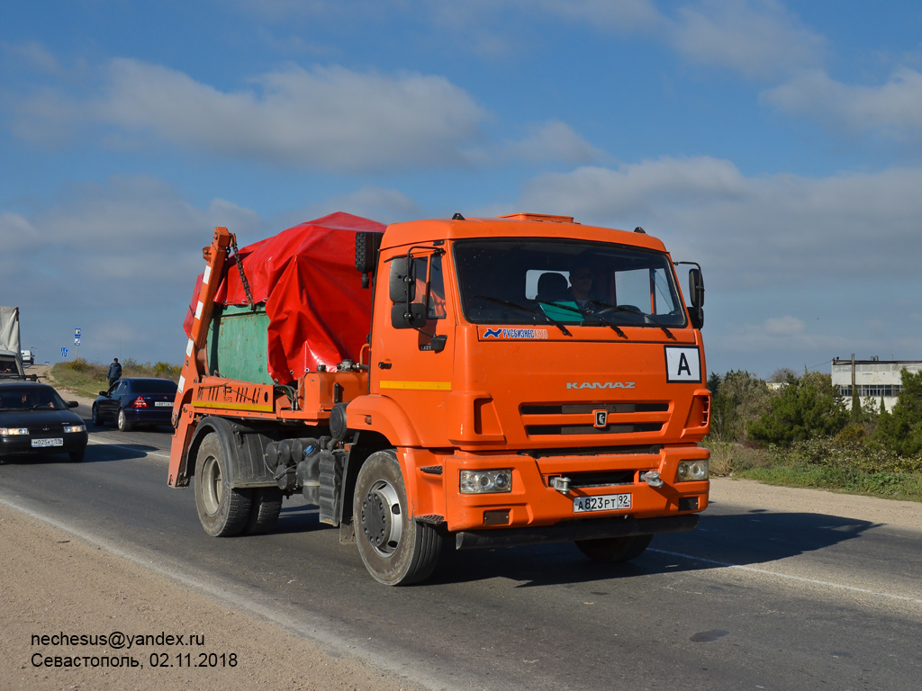 Севастополь, № А 823 РТ 92 — КамАЗ-43253-C4