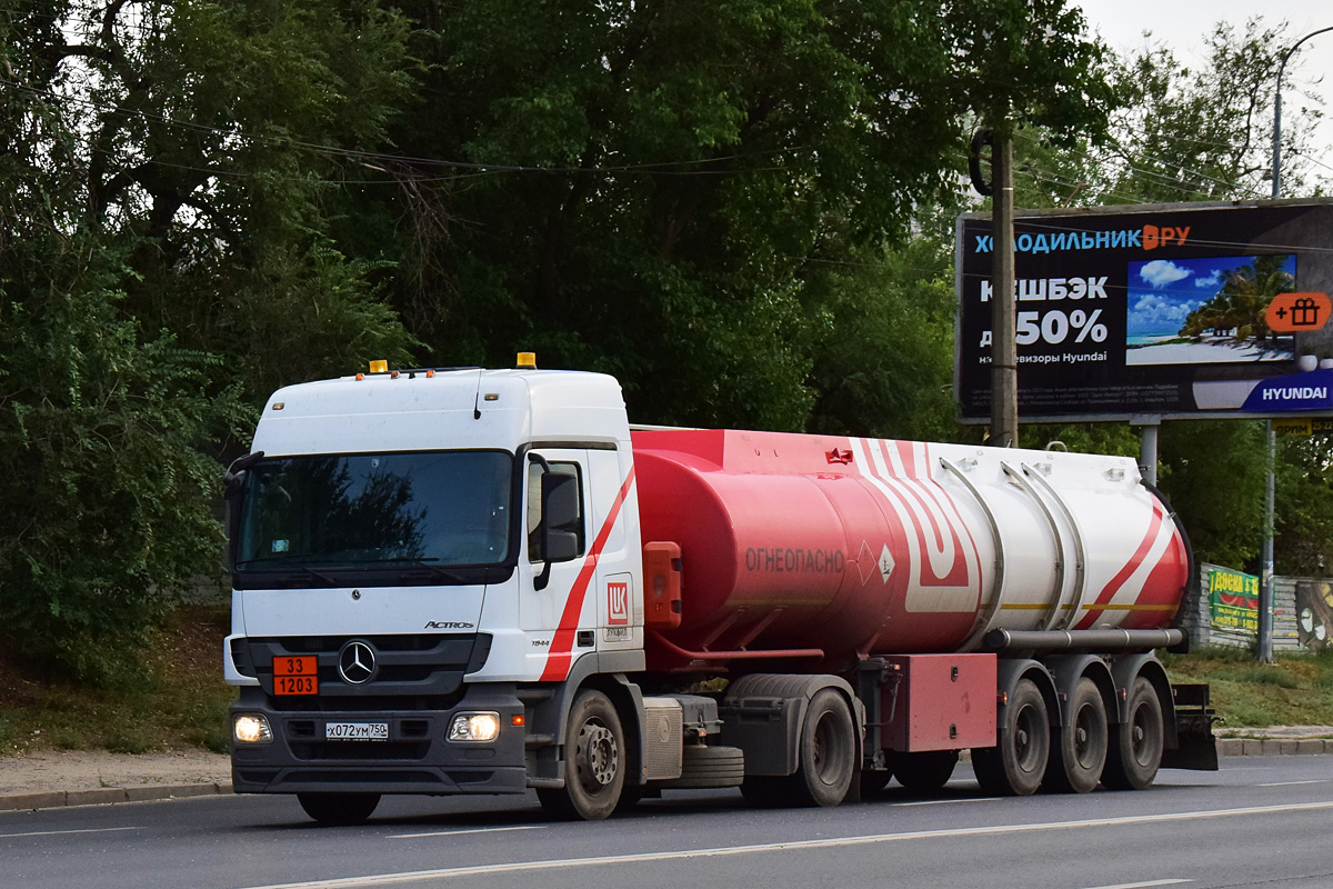 Волгоградская область, № Х 072 УМ 750 — Mercedes-Benz Actros '09 1844 [Z9M]