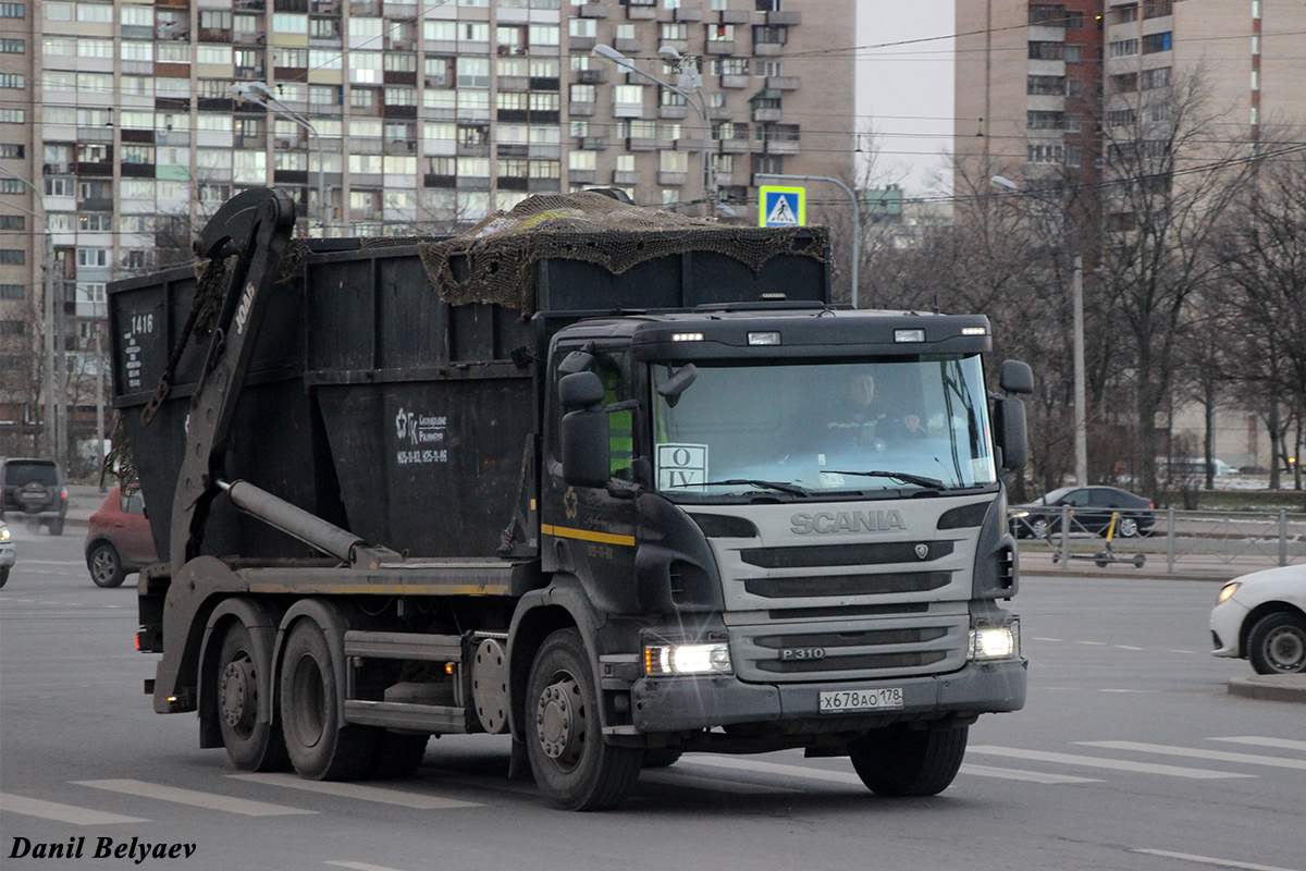 Санкт-Петербург, № Х 678 АО 178 — Scania ('2011) P310