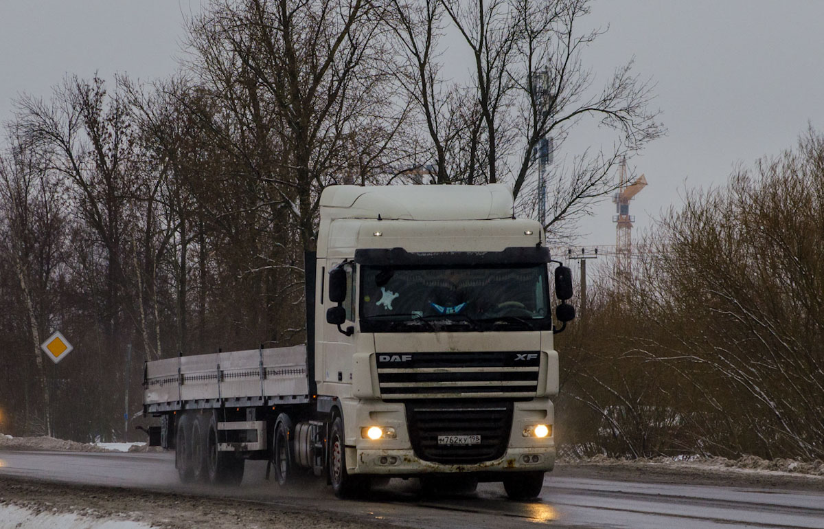 Санкт-Петербург, № М 762 КУ 198 — DAF XF105 FT