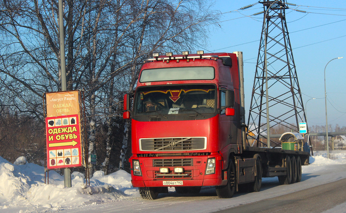 Кемеровская область, № О 004 ВТ 142 — Volvo ('2002) FH-Series