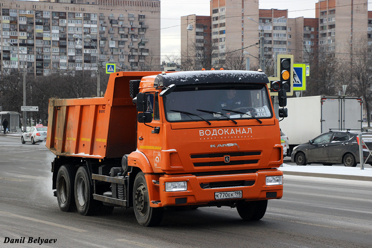 Санкт-Петербург, № К 770 ЕК 198 — КамАЗ-65115-50