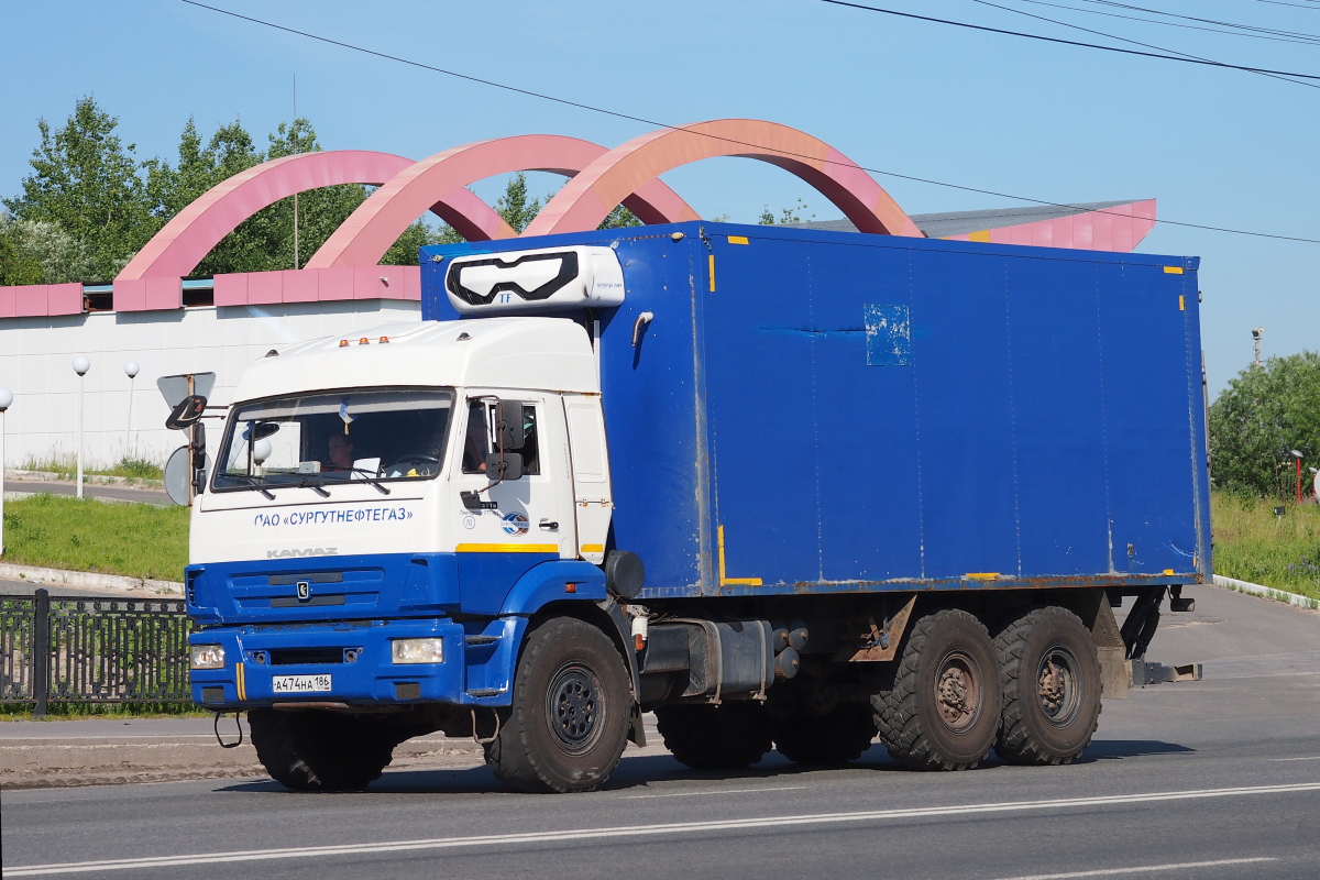 Ханты-Мансийский автоном.округ, № А 474 НА 186 — КамАЗ-43118-46