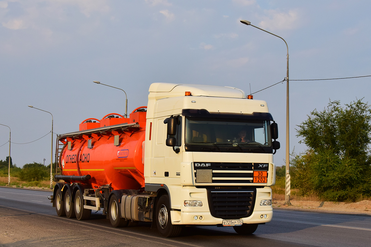 Волгоградская область, № Е 725 КР 134 — DAF XF105 FT