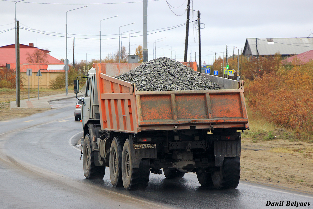 Ненецкий автономный округ, № А 374 АО 83 — КамАЗ-43118-10 [43118K]