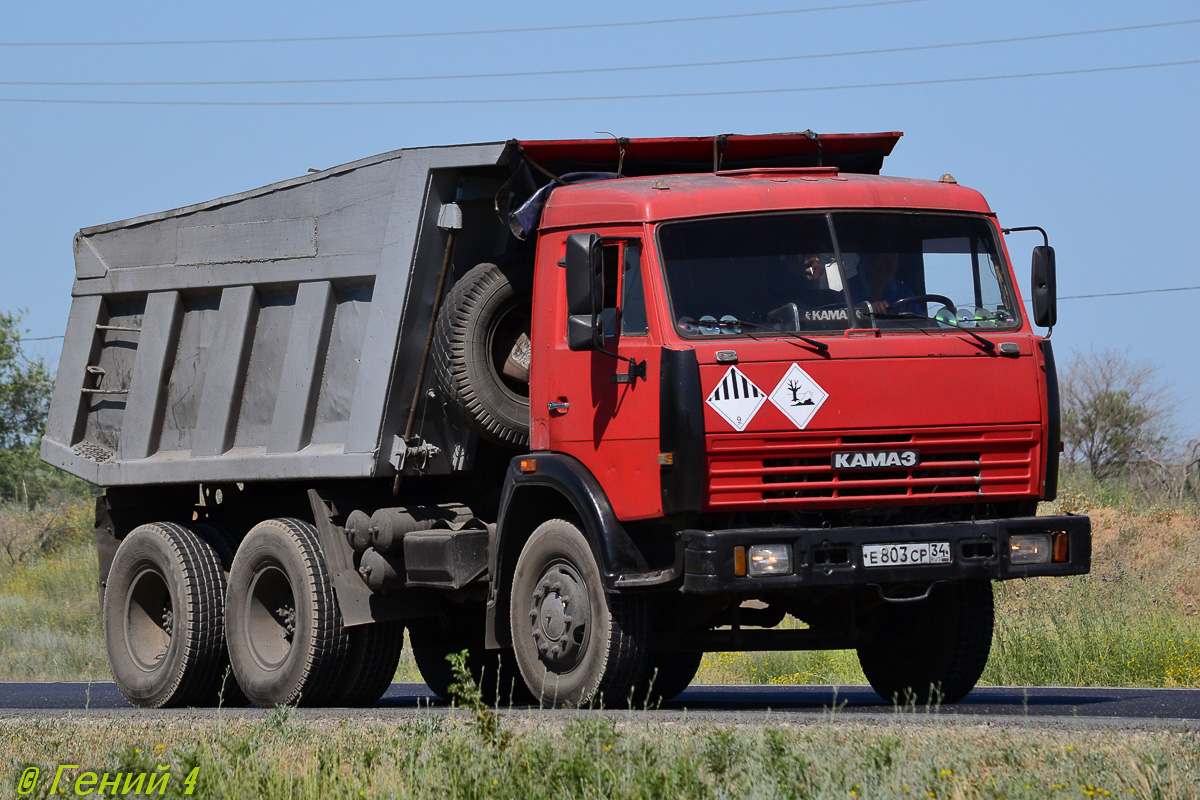 Волгоградская область, № Е 803 СР 34 — КамАЗ-65115-02 [65115C]