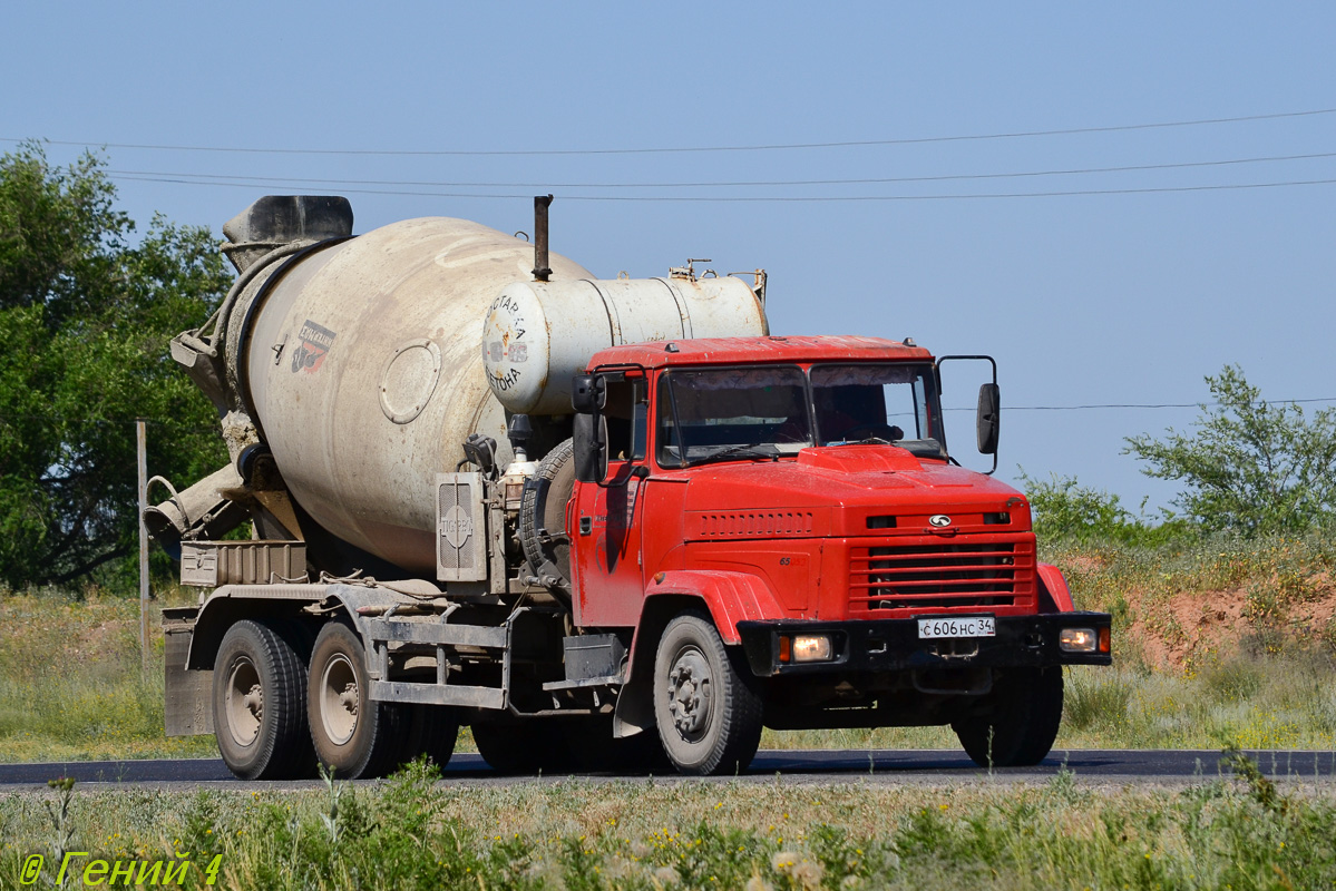 Волгоградская область, № С 606 НС 34 — КрАЗ-65053