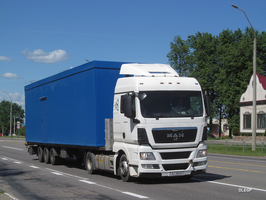 Минск, № АТ 9818-7 — MAN TGX ('2007) 18.440