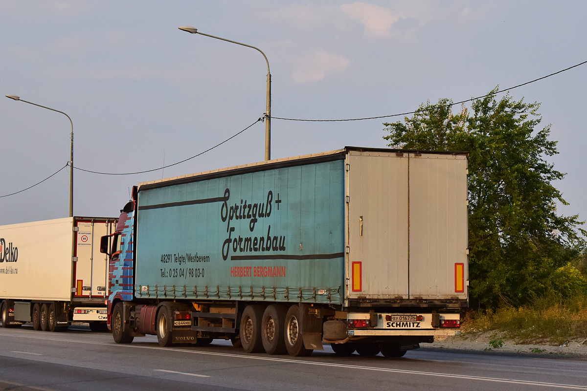 Волгоградская область, № ВУ 0167 34 — Schmitz Cargobull (общая модель)