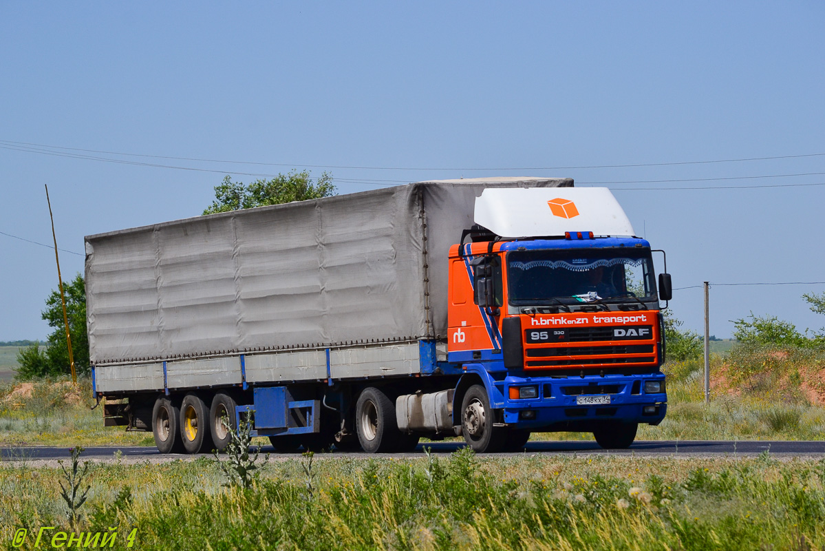 Волгоградская область, № С 148 КХ 34 — DAF 95 FT