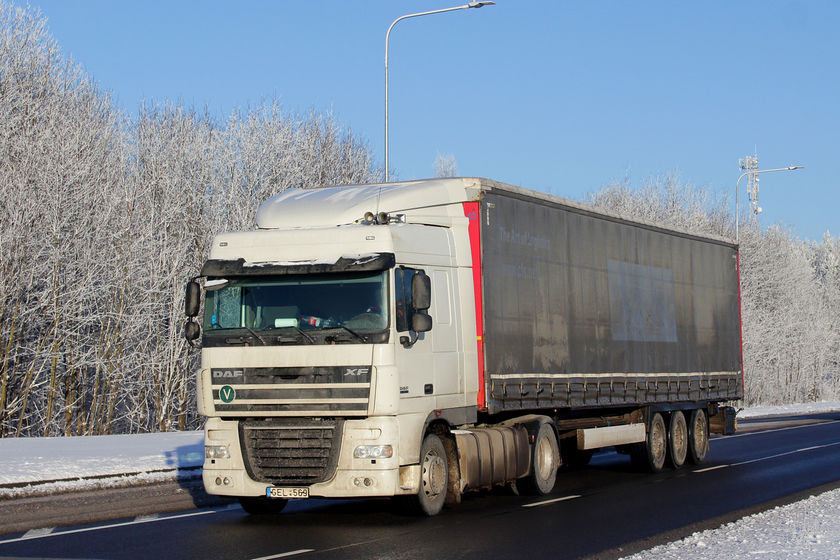 Литва, № GEL 569 — DAF XF105 FT