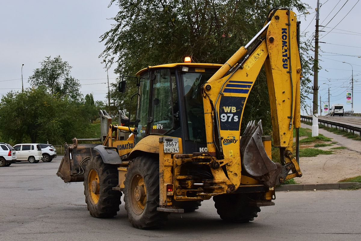 Волгоградская область, № 3667 ВК 34 — Komatsu WB97